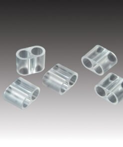 Plasdent VPS MATERIAL CARTRIDGES CONNECTORS, Clear (5pcs/bag)