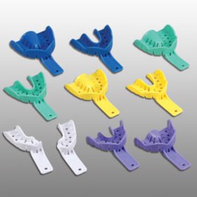 Plasdent Excellent Euro Impression Trays Autoclavable to 275 #1 LARGE - UPPER , BLUE (12pcs/box)