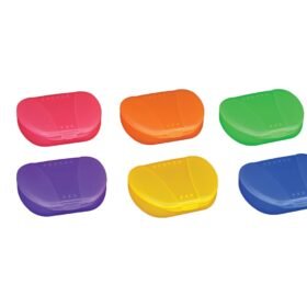 Plasdent TROPICAL RETAINER BOX (12 pcs/box) - BLUE