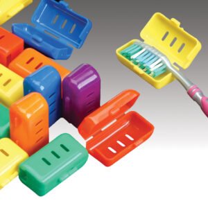 Plasdent TOOTHBRUSH COVERS, Assorted Colors (144pcs/bag)