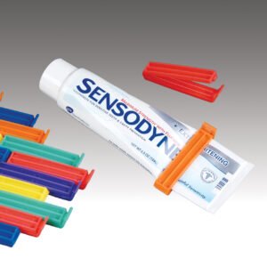 Plasdent TOOTHPASTE SQUEEZERS, Assorted Colors (144pcs/bag)