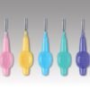 Plasdent FLOSSING BRUSHES  2mm-3mm Tapered, Assorted Lite Colors (100pcs/bag)