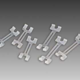 Plasdent REPLACEMENT SHORT BANDS/ For XCP-DS FIT, Clear, (6pcs/Bag)