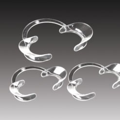 Plasdent Extand Cheek Retractors - Handfree, Autoclavable to 275 - Adult, Clear (2pcs/box) 