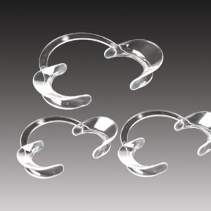 Plasdent Extand Cheek Retractors - Handfree, Autoclavable to 275 - Adult, Clear (2pcs/box) 
