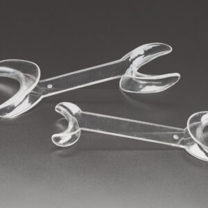 Plasdent Extand Double Ended Cheek Retractors- Autoclavable to 250 - Large, Clear (2pcs/box)