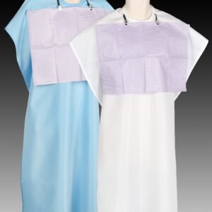 Plasdent Patient Barrier Apron, Knee Length, 27"x 48" - WHITE