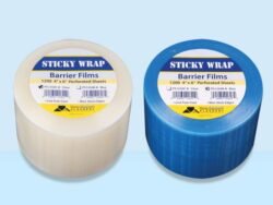Plasdent® Eco-Pack Sticky Wraps, 4”W x 6”L, Clear, Roll of 1200
