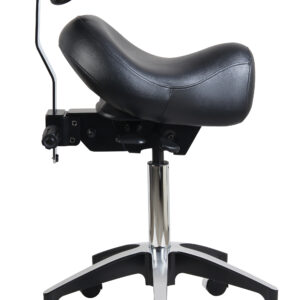 Plasdent SADDLE DOCTOR STOOL, WIDE, BACK REST