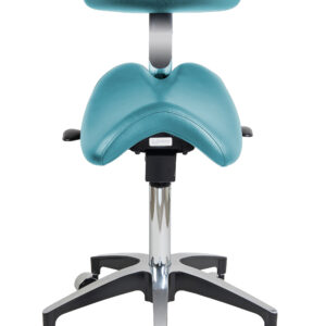 Plasdent SADDLE DOCTOR STOOL, WIDE, BACK REST