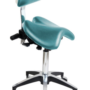 Plasdent SADDLE DOCTOR STOOL, WIDE, BACK REST