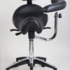 Plasdent SADDLE ASSISTANT STOOL, WIDE, BACK REST