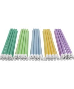 Plasdent Spectrum Saliva Ejectors, 5 Bright Multi-Colored Tubing, 100pcs/bag, Disposable.