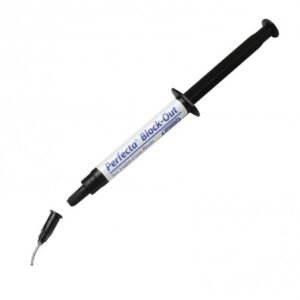 Premier Perfecta Block-out resin 2x3cc syringes + 20x 18Ga Pre-Bent Black Dispensing Tips
