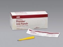 PREMIER MEDICAL UNI-PUNCH® DISPOSABLE BIOPSY PUNCHES - Disposable Biopsy Punch, 6.0mm, Sterile, Seamless, Razor Sharp Blades, 25/bx