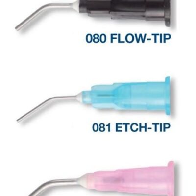  Premium Plus Disposable Flowable Composite Tips (100 pcs/ pack) - Flow Tips, Black