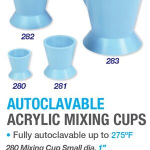 Premium Plus Autoclavable Acrylic Mixing Cup (1 pc) - Small