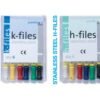 Premium Plus Stainless-steel K-Files (6 pcs), Size #06, 21mm