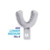  Premium Plus Autoclavable Impression Trays with Rim Lock - Lower Medium
