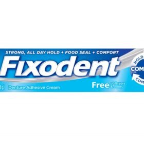 P&G Fixodent Denture Adhesive Cream Complete Free, 1.4 oz