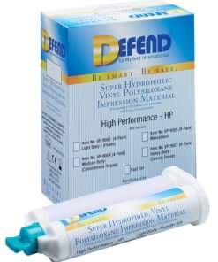 DEFEND Super Hydrophilic Vinyl Polysiloxane Impression Material ( VPS ) - 4/pk ( Light Body Regular Set )