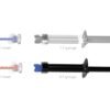 PacDent Dual-Barrel Syringe with Mixing Tip- 1:1 dual-barrel syringe, clear, 100/pk, 100 Mixing tips