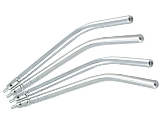 PacDent 3-Way Air Water Syringe Tip, Metal- 6/pk