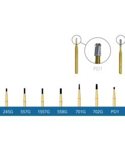 PacDent Crown Cutting Burs FG 557G- 10/pk