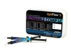PacDent OptiFlow™ II, Flowable Composites, LC 4-pack: 4x 1.5 gm Syringes & 20 Blue Flo-Tips - A2