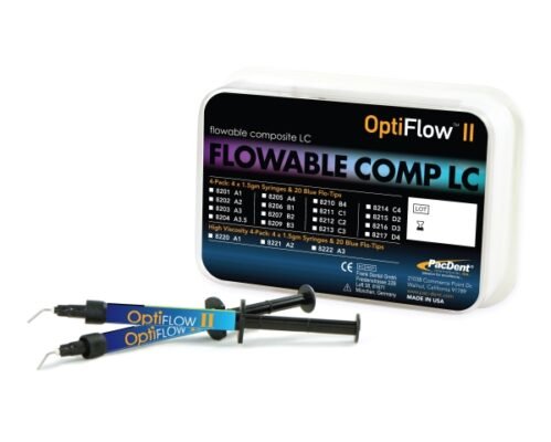PacDent OptiFlow™ II, Flowable Composites, LC 4-pack: 4x 1.5 gm ...