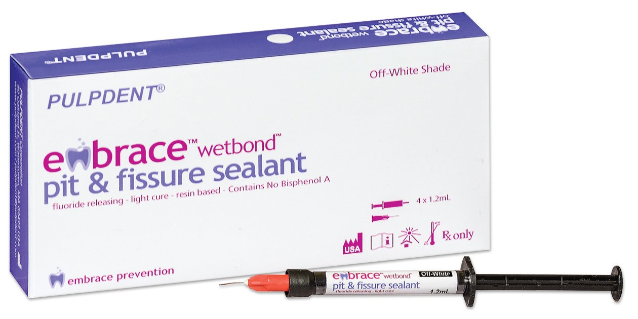 thumbnail image 2 of Pulpdent Embrace WetBond Pit & Fissure Sealant Kit – 1.2mL Natural Syringes (4/Pack) 2 of 5