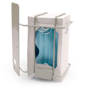 GOJO Mask Bracket- Gray metal face mask box holder