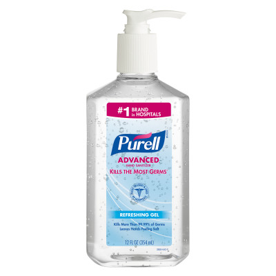 PURELL® Advanced Hand Sanitizer Gel 12 fl oz Table Top Pump Bottle