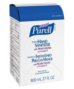 PURELL® Advanced Instant Hand Sanitizer Gel Refill for Bag‑in‑Box Dispenser, 800 mL