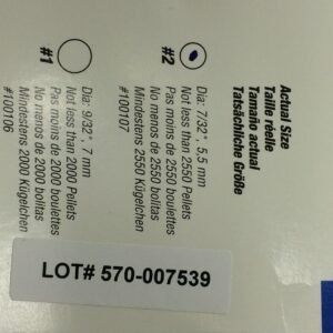 Richmond Cotton Pellets, Size 2, 7/32" Dia, 2550/bx