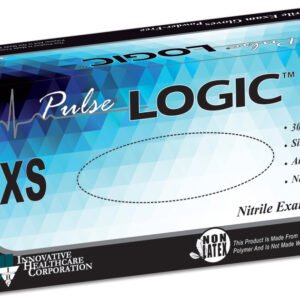 Pulse® Logic™, Powder-free nitrile exam gloves,   Blue color, Non-chlorinated, 300/box - X-SMALL