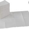 Safe-Dent- Patient Bibs, 2 ply tissue/1 ply plastic, 13"x 18", WHITE,  500 pcs box