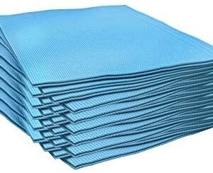 Safe-Dent- Patient Bibs, 2 ply tissue/1 ply plastic, 13"x 18",  BLUE,  500 pcs box