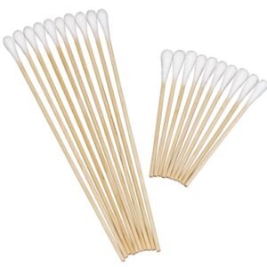 Safe-Dent- 3" Cotton Tipped Applicators, Single Tipped,  Wood Shaft,  Non Sterile, 100 PCS