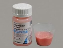 Sandoz Amoxicillin for Oral Suspension USP 400mg/5mL, 50ml