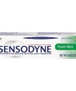 Sensodyne® Fresh Mint Toothpaste for Sensitive Teeth and Cavity Prevention, 0.8 oz