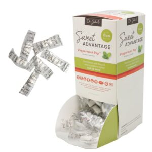 Sherman Dental DR. JOHN'S SWEET ADVANTAGE PEPPERMINT POP GUM OFFICE DISPENSER