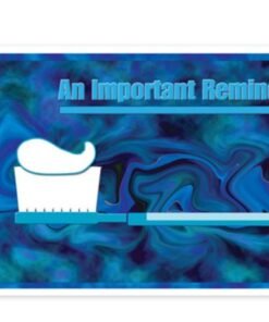 Sherman Dental BLUE REMINDER POSTCARD 4-UP