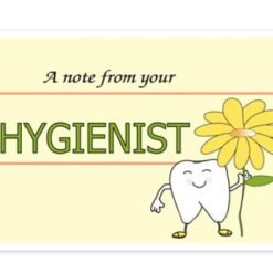 Sherman Dental HYGIENIST FLOWER NOTE 4-UP