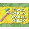 Sherman Dental TIME FOR A SMILE POSTCARD 4-UP