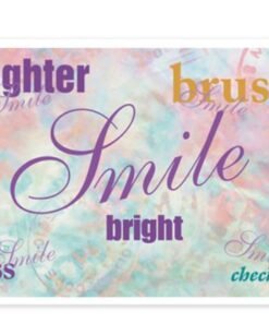 Sherman Dental WORDS POSTCARD 4-UP