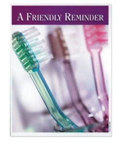 Sherman Dental TOOTHBRUSHES FRIENDLY REMINDER 4-UP