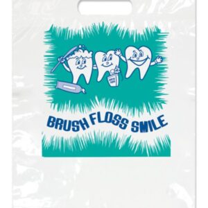 Sherman Dental LARGE BRUSH/FLOSS/SMILE BAG 9" x 13"