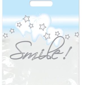 Sherman Dental LARGE STARS & SMILE! BAG 9" x 13"