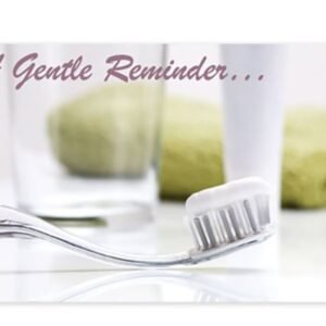 Sherman Dental CLEAR BRUSH POSTCARD